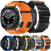 For Samsung Galaxy Watch Ultra 47mm / Ultra 2025 Kalebol Braided Nylon Sport Watch Band(Orange)