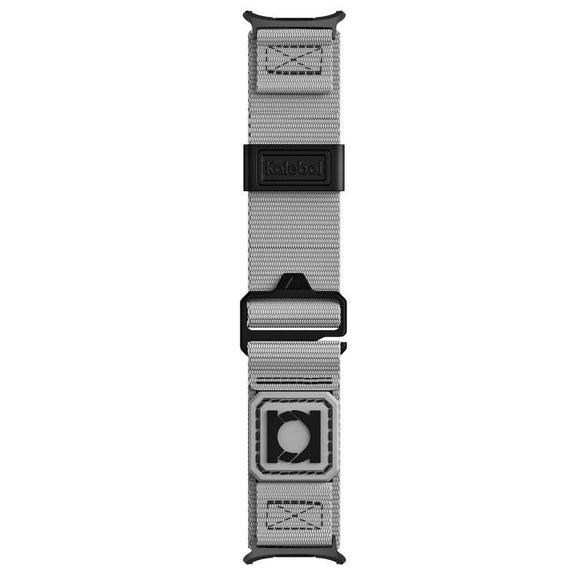 For Samsung Galaxy Watch Ultra 47mm / Ultra 2025 Kalebol Braided Nylon Sport Watch Band(Orange)