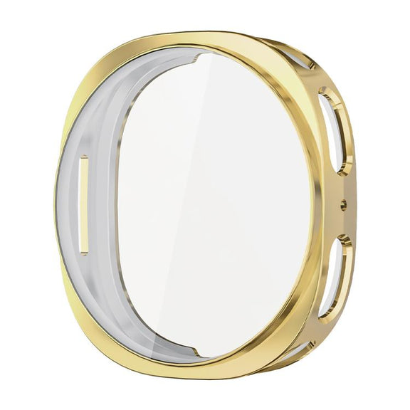 For Samsung Galaxy Watch8 40mm ENKAY Hat-Prince Full Coverage Electroplated Soft TPU Case with Screen Protection(Golden)