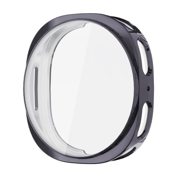 For Samsung Galaxy Watch8 40mm ENKAY Hat-Prince Full Coverage Electroplated Soft TPU Case with Screen Protection(Metal Gray)