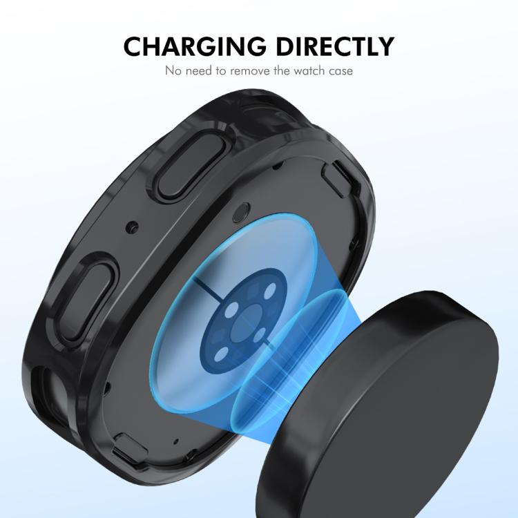 For Samsung Galaxy Watch8 40mm ENKAY Hat-Prince Full Coverage Electroplated Soft TPU Case with Screen Protection(Silver) - free shipping - PMC TechLife - Order now!