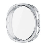 For Samsung Galaxy Watch8 44mm ENKAY Hat-Prince Full Coverage Electroplated Soft TPU Case with Screen Protection(Silver)