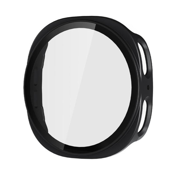 For Samsung Galaxy Watch8 40mm ENKAY Hat-Prince Full Coverage Tempered Glass Film Integrated PC Watch Case(Black)