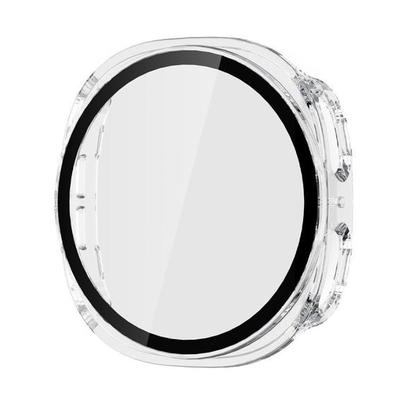 For Samsung Galaxy Watch8 40mm ENKAY Hat-Prince Full Coverage Tempered Glass Film Integrated PC Watch Case(Transparent)