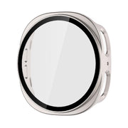 For Samsung Galaxy Watch8 40mm ENKAY Hat-Prince Full Coverage Tempered Glass Film Integrated PC Watch Case(Starlight)