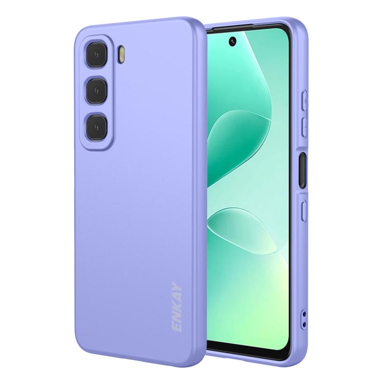 For Infinix Hot 60 / Hot 60i ENKAY Liquid Silicone Soft Shockproof Phone Case(Purple) - free shipping - PMC TechLife - Order now!