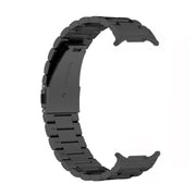 For Samsung Galaxy Watch8 / Watch8 Classic Three Beads Stainless Steel Watch Band with Removal Tool(Black)