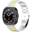 For Samsung Galaxy Watch8 / Watch8 Classic Three Beads Stainless Steel Watch Band with Removal Tool(Silver Gold) - free shipping - PMC TechLife - Order now!