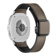 For Samsung Galaxy Watch8 / Watch8 Classic Square Magnetic Buckle Leather Skin Silicone Watch Band(Brown) - free shipping - PMC TechLife - Order now!