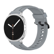For Samsung Galaxy Watch8 / Watch8 Classic Tire Texture Silicone Watch Band(Gray)