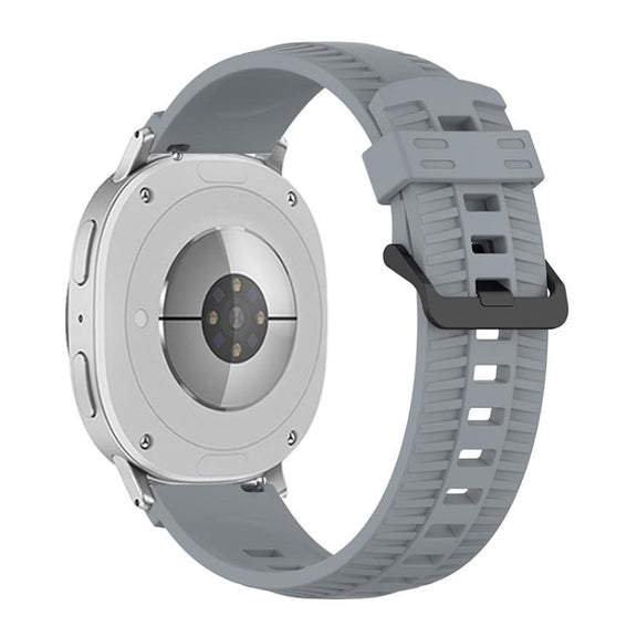 For Samsung Galaxy Watch8 / Watch8 Classic Tire Texture Silicone Watch Band(Gray)
