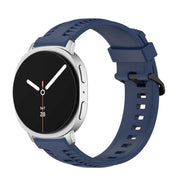 For Samsung Galaxy Watch8 / Watch8 Classic Tire Texture Silicone Watch Band(Navy Blue)