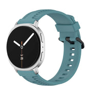 For Samsung Galaxy Watch8 / Watch8 Classic Tire Texture Silicone Watch Band(Rock Green)