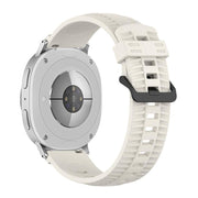 For Samsung Galaxy Watch8 / Watch8 Classic Tire Texture Silicone Watch Band(Starlight)