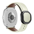 For Samsung Galaxy Watch8 / Watch8 Classic Magnetic Fold Genuine Buckle Leather Watch Band(Beige) - free shipping - PMC TechLife - Order now!