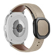 For Samsung Galaxy Watch8 / Watch8 Classic Magnetic Fold Genuine Buckle Leather Watch Band(Apricot) - free shipping - PMC TechLife - Order now!