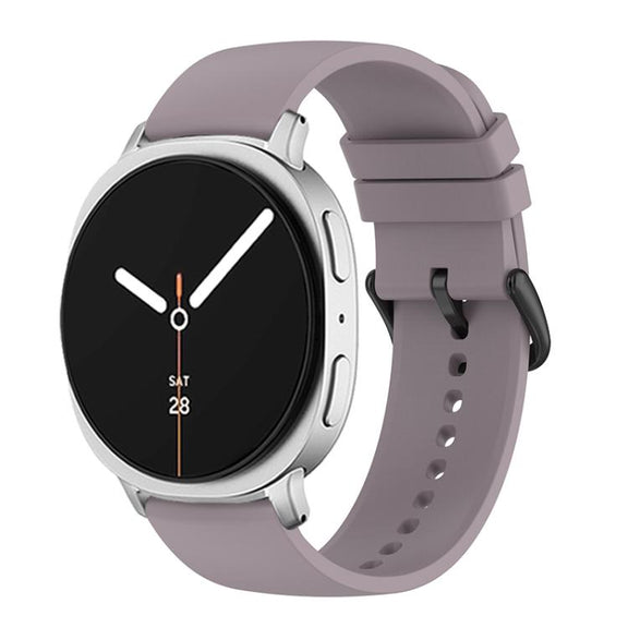For Samsung Galaxy Watch8 / Watch8 Classic Round Tail Silicone Watch Band(Roland Purple)
