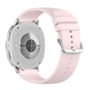 For Samsung Galaxy Watch8 / Watch8 Classic Round Tail Silicone Watch Band(Light Pink)