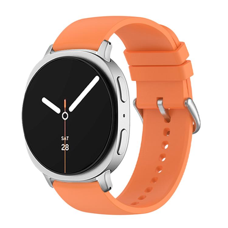 For Samsung Galaxy Watch8 / Watch8 Classic Round Tail Silicone Watch Band(Orange) - free shipping - PMC TechLife - Order now!