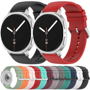 For Samsung Galaxy Watch8 / Watch8 Classic Round Tail Silicone Watch Band(Midnight Blue)