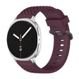 For Samsung Galaxy Watch8 / Watch8 Classic Black Buckle Spruce Silicone Watch Band(Wine Red) - free shipping - PMC TechLife - Order now!