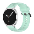 For Samsung Galaxy Watch8 / Watch8 Classic Black Buckle Spruce Silicone Watch Band(Teal Blue) - free shipping - PMC TechLife - Order now!
