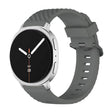 For Samsung Galaxy Watch8 / Watch8 Classic Black Buckle Spruce Silicone Watch Band(Space Gray) - free shipping - PMC TechLife - Order now!