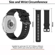 For Samsung Galaxy Watch8 / Watch8 Classic Black Buckle Spruce Silicone Watch Band(Beige)
