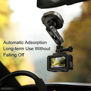 DJ-1  Car Mount Aluminum Alloy Action Camera Holder Electric Vacuum Suction Cup Bracket