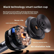 DJ-1  Car Mount Aluminum Alloy Action Camera Holder Electric Vacuum Suction Cup Bracket