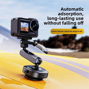 DJ-1  Car Mount Aluminum Alloy Action Camera Holder Electric Vacuum Suction Cup Bracket