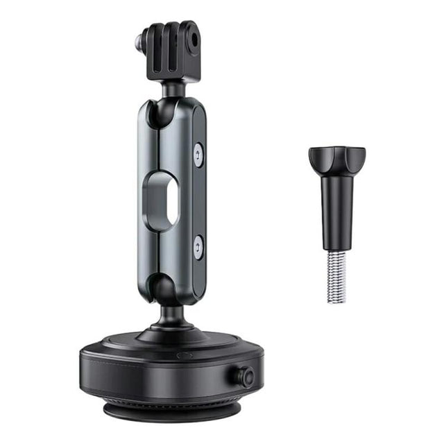 DJ-1  Car Mount Aluminum Alloy Action Camera Holder Electric Vacuum Suction Cup Bracket