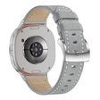 For Samsung Galaxy Watch8 / Watch8 Classic Round Tail Square Buckle Leather Watch Band(Gray) - free shipping - PMC TechLife - Order now!