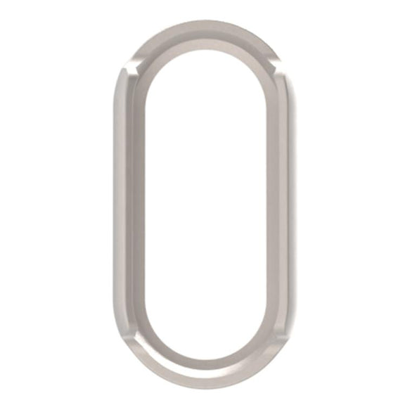 For Xiaomi Mi Band 8 / 9 Ceramic / 10 Ceramic Half Coverage Hollow PC Watch Protective Cover(Starlight)