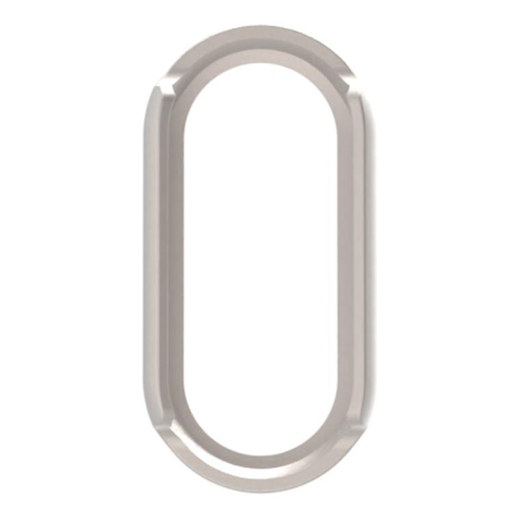 For Xiaomi Mi Band 8 / 9 Ceramic / 10 Ceramic Half Coverage Hollow PC Watch Protective Cover(Starlight)