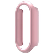 For Xiaomi Mi Band 8 / 9 Ceramic / 10 Ceramic Half Coverage Hollow PC Watch Protective Cover(Rose Pink)