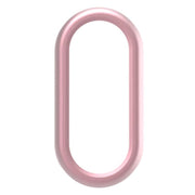 For Xiaomi Mi Band 8 / 9 Ceramic / 10 Ceramic Half Coverage Hollow PC Watch Protective Cover(Rose Pink)