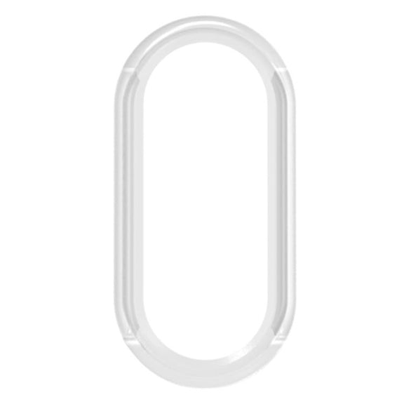 For Xiaomi Smart Band 9 / 9 NFC Half Coverage Hollow PC Watch Protective Cover(Transparent)