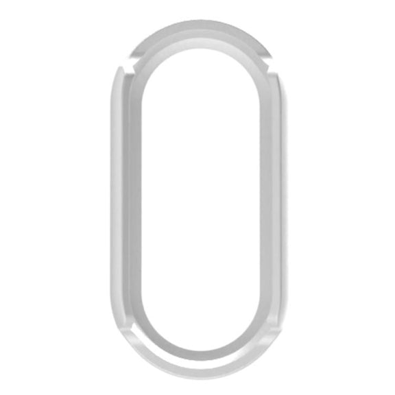 For Xiaomi Smart Band 9 / 9 NFC Half Coverage Hollow PC Watch Protective Cover(Silver)