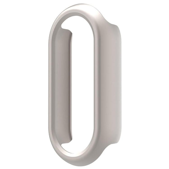 For Xiaomi Smart Band 9 / 9 NFC Half Coverage Hollow PC Watch Protective Cover(Starlight)