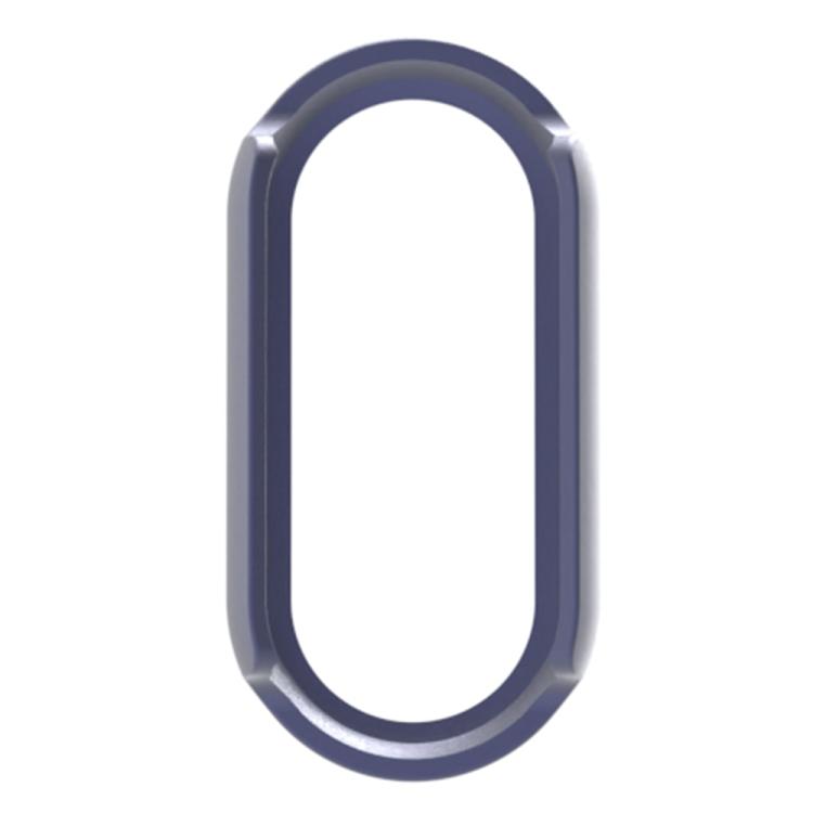 For Xiaomi Smart Band 9 / 9 NFC Half Coverage Hollow PC Watch Protective Cover(Midnight Blue)