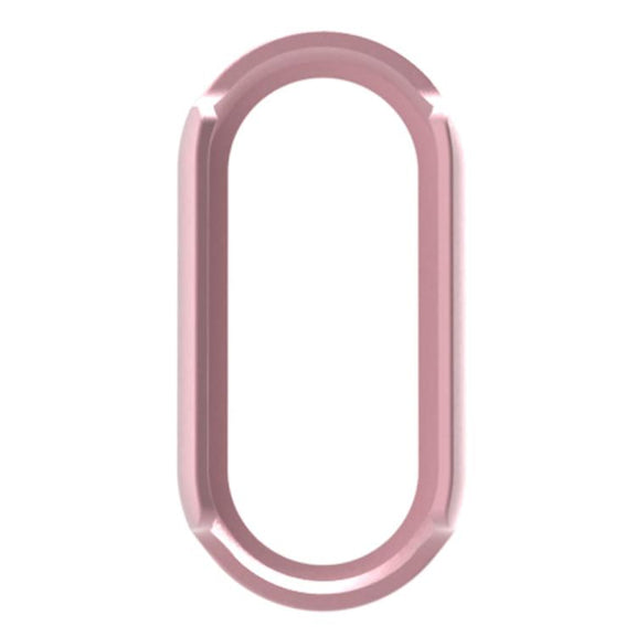 For Xiaomi Smart Band 9 / 9 NFC Half Coverage Hollow PC Watch Protective Cover(Rose Pink)