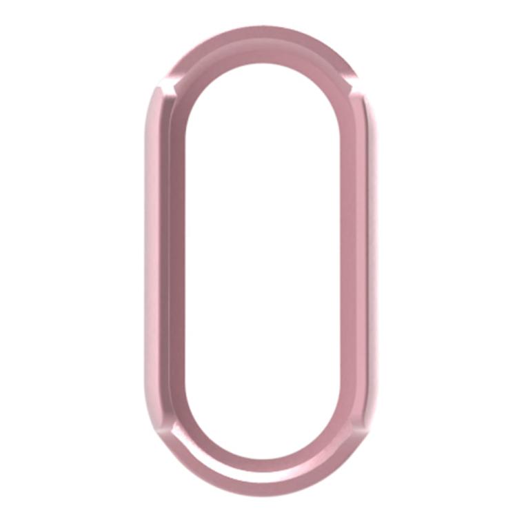 For Xiaomi Smart Band 9 / 9 NFC Half Coverage Hollow PC Watch Protective Cover(Rose Pink)