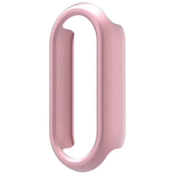 For Xiaomi Smart Band 9 / 9 NFC Half Coverage Hollow PC Watch Protective Cover(Rose Pink)