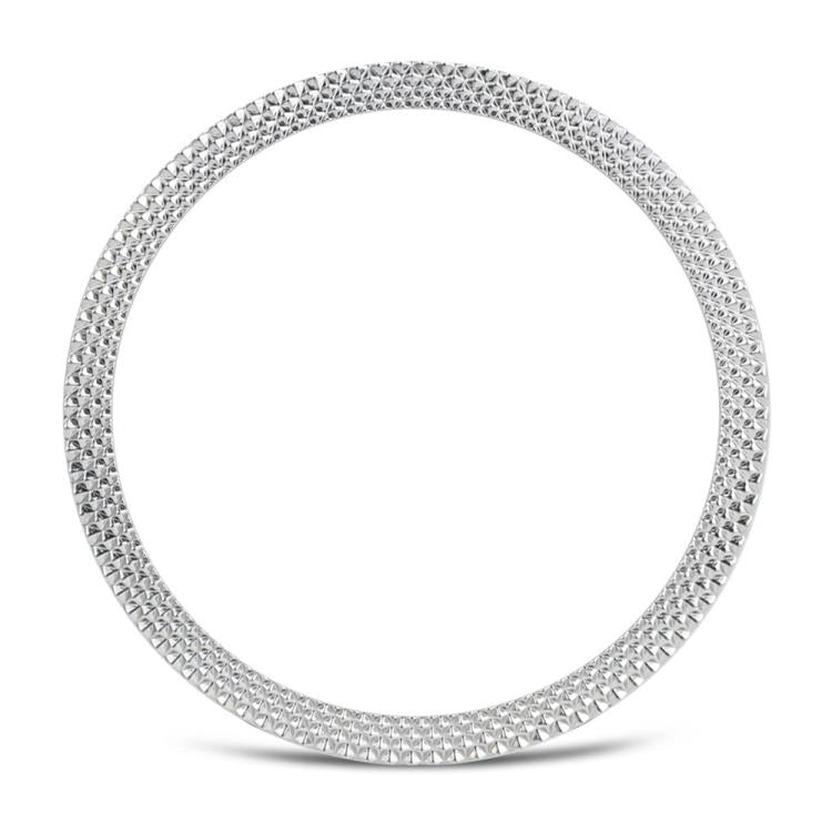 For Samsung Galaxy Watch8 44mm Rhombic Texture Bezel and Wavy Grain Stitched Color Buckle Silicone Watch Band(Yellow Silver) - free shipping - PMC TechLife - Order now!