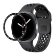For Samsung Galaxy Watch8 44mm Speed Bezel and Black Reverse Buckle Silicone Watch Band(Black Black) - free shipping - PMC TechLife - Order now!