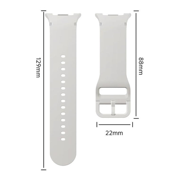 For Samsung Galaxy Watch8 44mm Diamond Bezel and Solid Color Stitched Silicone Watch Band(Midnight Blue Black)