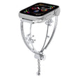 For Apple Watch 42mm / 41mm / 40mm / 38mm Copper-Inlaid Butterfly Zircon Bracelet Watch Band(Siver) - free shipping - PMC TechLife - Order now!
