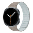 For Samsung Galaxy Watch8 / Watch8 Classic Integrated Magnetic Silicone Watch Band(Khaki+Light Cyan) - free shipping - PMC TechLife - Order now!