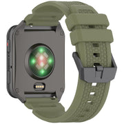 For Garmin Venu X1 Armor Silicone Watch Band(Jungle Green)